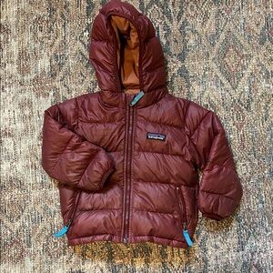 Patagonia Hi Loft Down Jacket with Hood 12-18mo